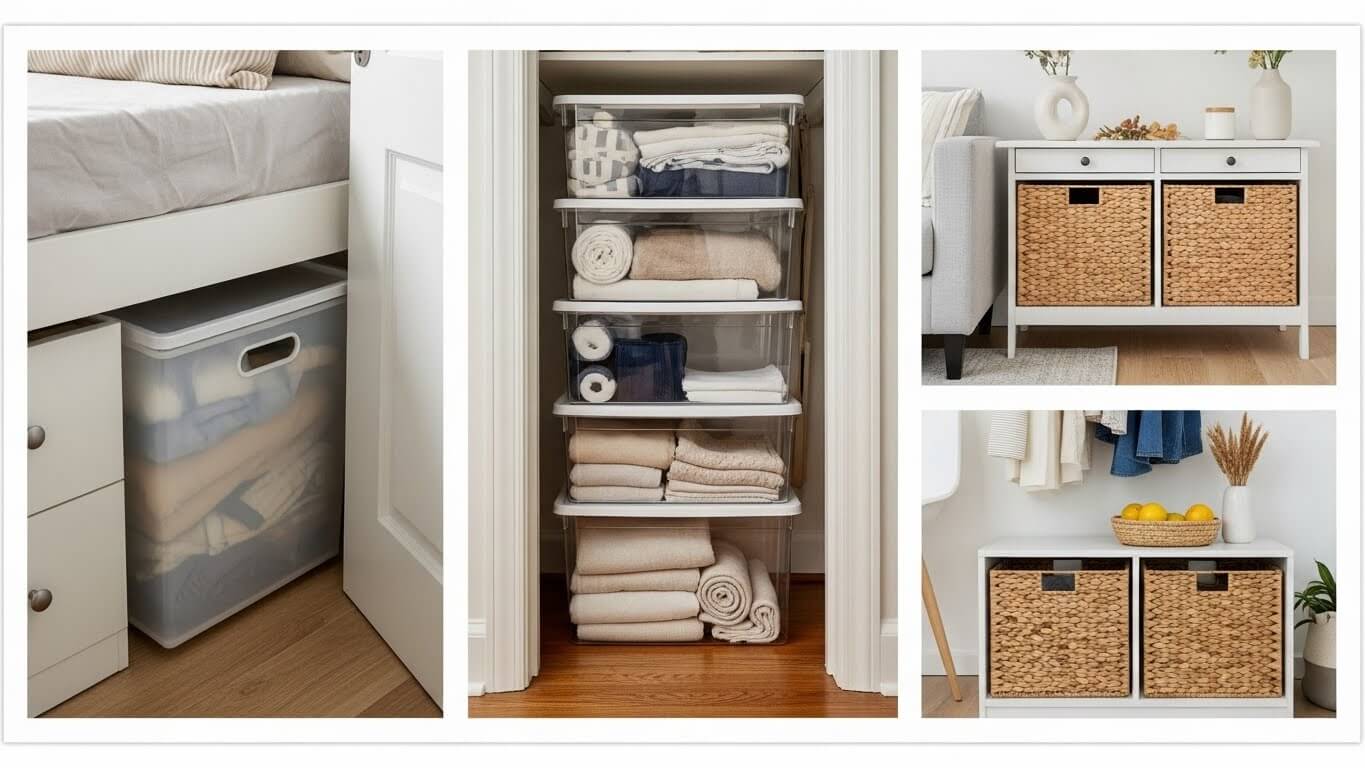 Best Under-Bed Storage Bins for Small Homes